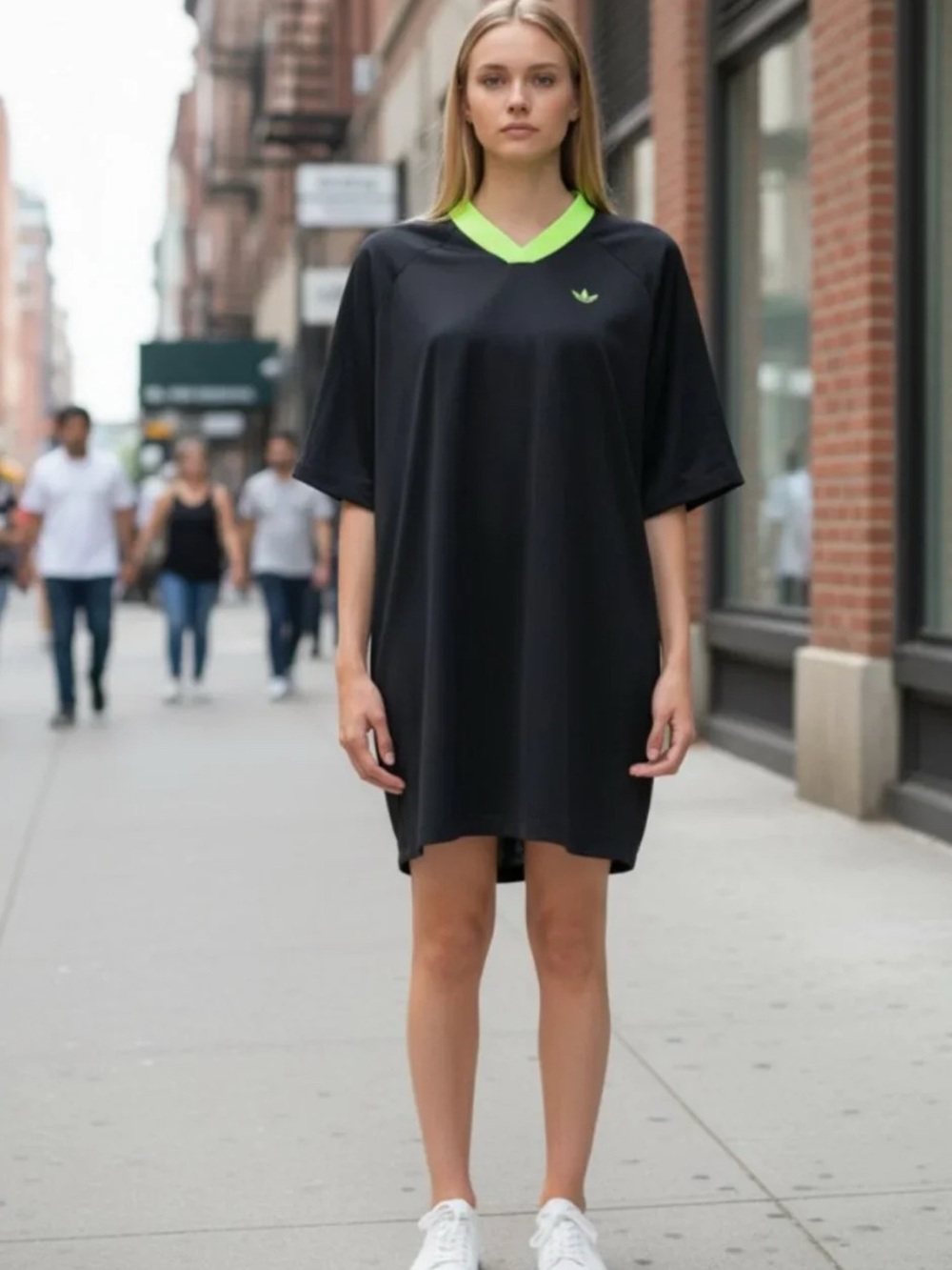Adidas Originals Soccer Jacquard Oversize Women's Dress -Brand New With Tags